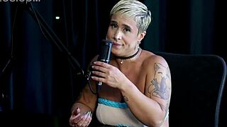 Blonde regrets date gets sensual massage naked see-through red lingerie?