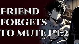 your gaming duo forgets to mute... hear her erotic moans part 2