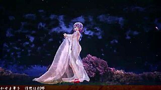 Short Hair Girl Strips to Tokio Funka Rhythm in 3D Cartoon Dance