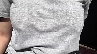 big boobs bounce wildly as horny stepmom artemisia loves outdoor play!