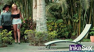 hot brazilian big ass latina arrives in peru and fucks her partner's stepsons