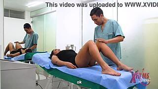 Chubby venezolana teen fucks doctor cums inside hospital quickie