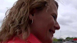mature chubby BIG TITS blonde cougar rides cocks in wild threesome 🔥🍑😍