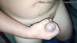 Handsome Boy Strokes Cock to Fantasy Girl Creampie Climax