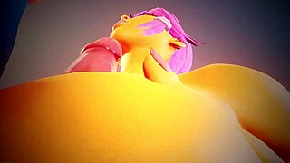 Does yellow girl with big boobs satisfy your cock perfectly?