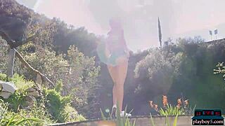 hey mixed race petite asian babe alexandra young strips lingerie slow showing small natural tits