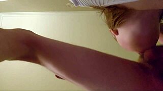 milf chub deepthroats fat cock on sofa then takes creampie close-up in her pussy