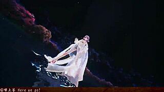 Short Hair Girl Strips to Tokio Funka Rhythm in 3D Cartoon Dance