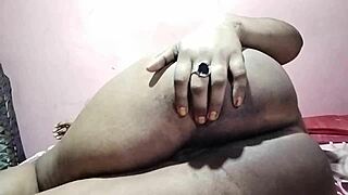 indian aunty's huge natural tits and big ass twerk after homemade first time sex with friend