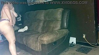 gonna creampie this preggo redhead milf right on the couch