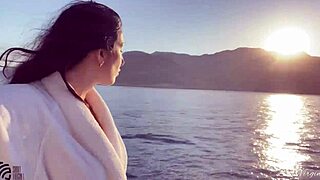 Enjoy my solo morning on luxury yacht