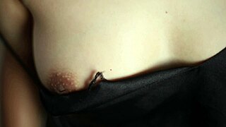 check out this sexy indian babe strippin her black satin dress slow