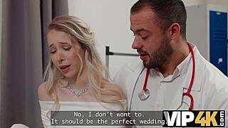 Beautiful Bride Nata Gold Begs Doctor to Pound Her Before Wedding!