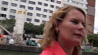 mature chubby BIG TITS blonde cougar rides cocks in wild threesome 🔥🍑😍