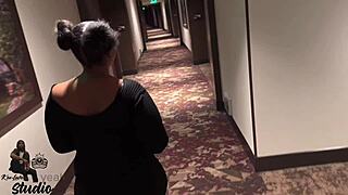 Ever wonder if this chubby cougar's juicy asshole can handle that massive black cock creampie?