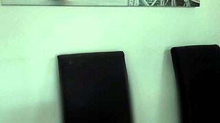 young secretary massages and licks boss's huge cock during steamy interview