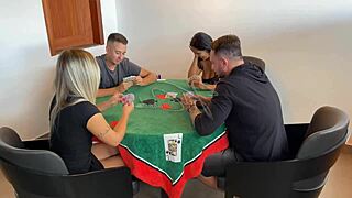 what if we invite friends for games but really plan a hot wife swap night