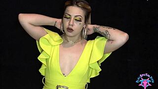 Bleubrutalrose Slurps Big Dick After Banana Tease with Huge Ass Jiggle