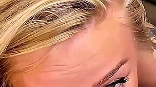 i compete deepthroating big cock with busty blonde milf as teen brunette