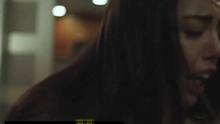 A slender babe gives in to her boyfriend's father's demands in family sinners