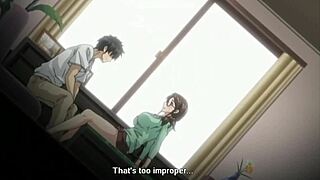 Horny Anime Stepmom Sucks And Fucks Stepson Big Dick