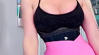 workout turns into wet pussy pounding and deepthroat finish