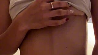 colombian teen strips nude teasing in your room ripping clothes slow