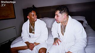 Sheila Ortega Deepthroats Snake's Huge Cock in Lingerie