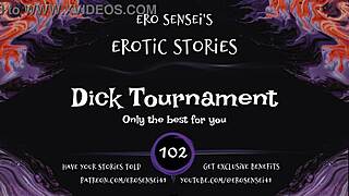 Women's erotic audio dick tournament contest builds to massive orgasm