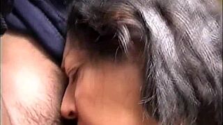 Top Heavy Grannies Volume 1 Scene 1 Delivers Deepthroat and Doggystyle Action