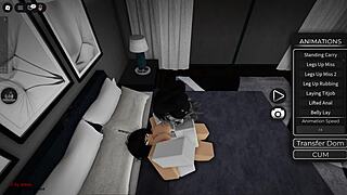 Roblox Slut Rides Dick Deep While Boyfriend Plays Fortnite!