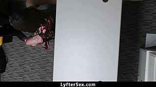 Young Thief Bends Over for LP Officer's Hard Doggystyle Pounding in Interrogation Room!