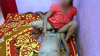 damn this tight indian girlfriend's huge boobs bounce hard as boyfriend pounds her pussy rough