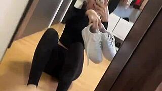 good morning blacknails feetworld pink socks fetish soles play 👣🧦😍