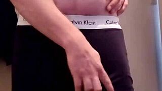 drunk horny british guy strokes monster cock voyeur style right at home