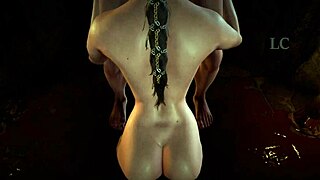slutty shadowheart deepthroats rides cowgirl in group blowbang game orgy
