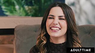 chanel camryn fingers her pussy while getting raw assfucked passionately in steamy session