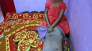 damn this tight indian girlfriend's huge boobs bounce hard as boyfriend pounds her pussy rough