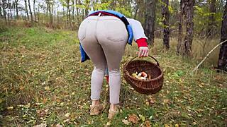 ever seen a milf's big tight ass tease in jeans while walking forest paths? pure ass worship fetish outdoors