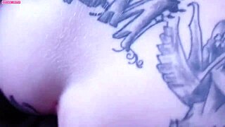 lorrany's tattooed ass gets fucked hard after fingering