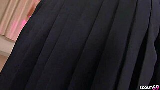 Japanese teen whispers yes to older man's uncensored defloration ride