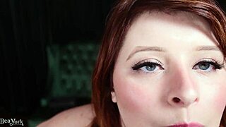 bea york the cute curvy girl next door teases in lingerie with dirty talk asmr loving her big tits