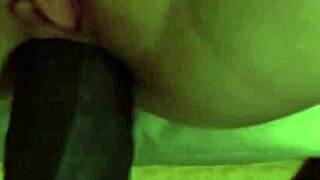 Hey, that horny teen's jumping into wild interracial with the married couple