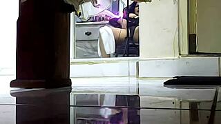 WOW! Sexy Asian Wife's Huge Tits Jiggle in Homemade Videollamada Masturbation Frenzy!!