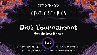 Women's erotic audio dick tournament contest builds to massive orgasm
