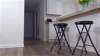 check out this big booty bbw granny lifting her minidress for a close-up wet pussy view