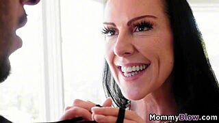 Stunning Big Titted Brunette Texas Patti Rewards Plumber With Wet Deepthroat