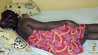 Jolie traditional African beauty takes creampie load to get pregnant quick