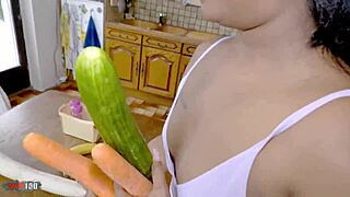 Paris tells Terry to mix ebony ivory veggies in kitchen
