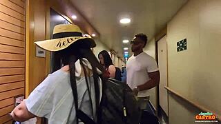 BIG BUTT babes angelina castro and virgo peridot milk huge bbc on florida boat!